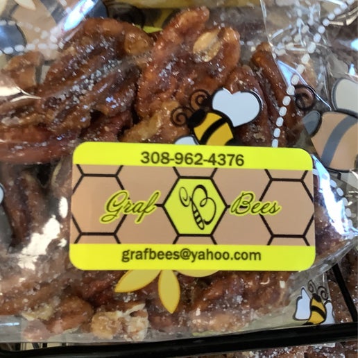 Bee Nuts - Honey Roasted Pecans