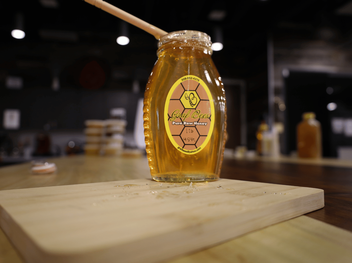 Honey - 1-Pound Glass Jar