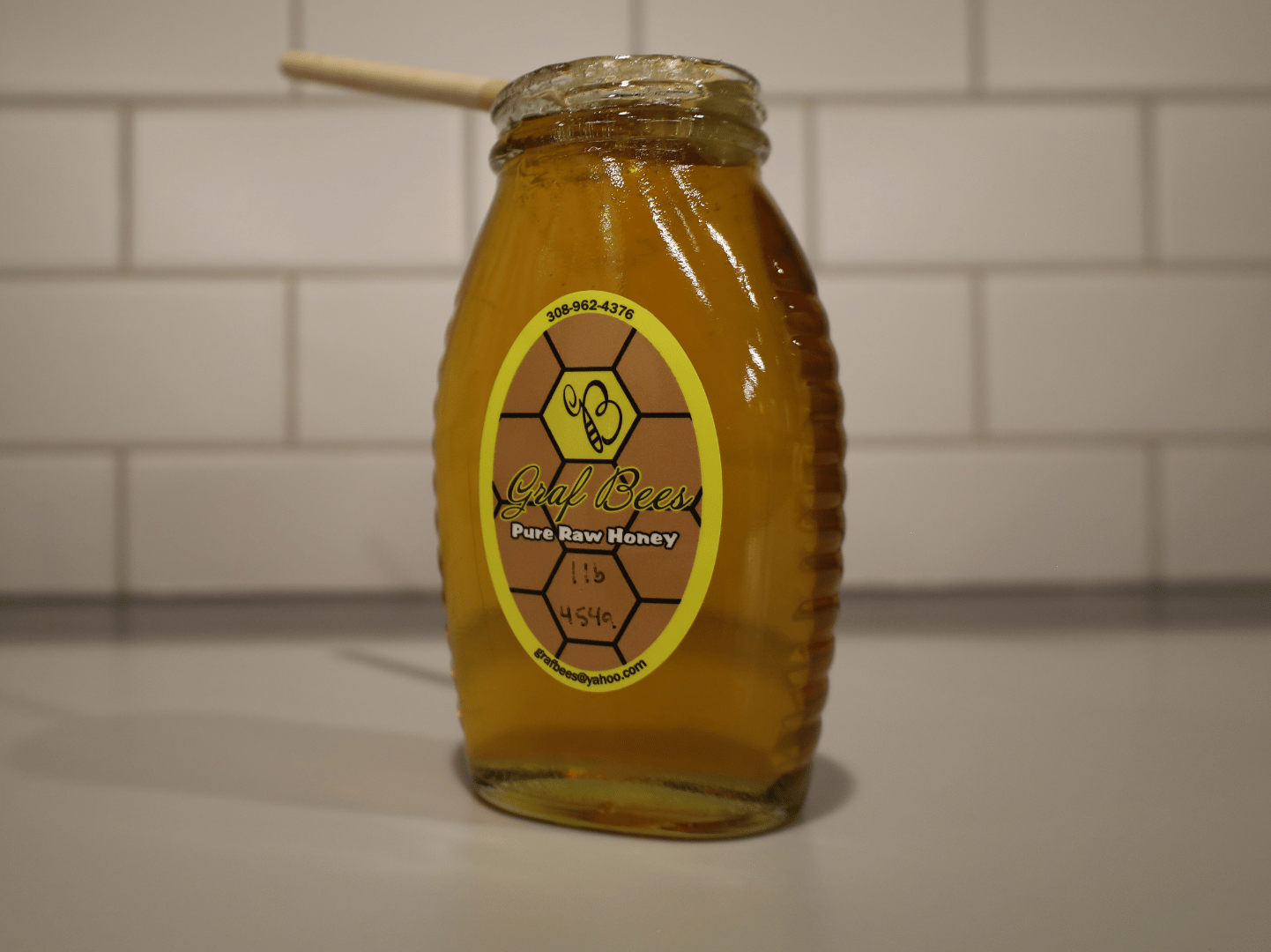 Honey - 1-Pound Glass Jar