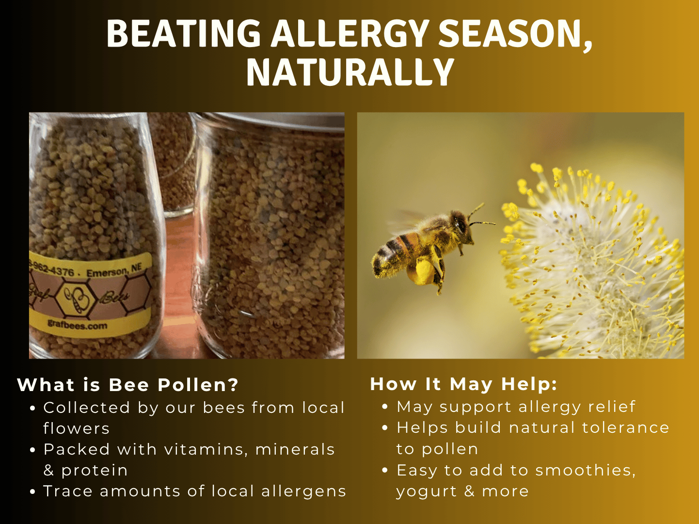 Pollen - Local Bee Granules
