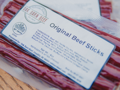 Beef Sticks & Jerky from Oak Barn Beef