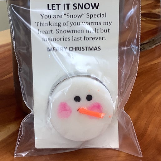 Snowman Tea Light Candles